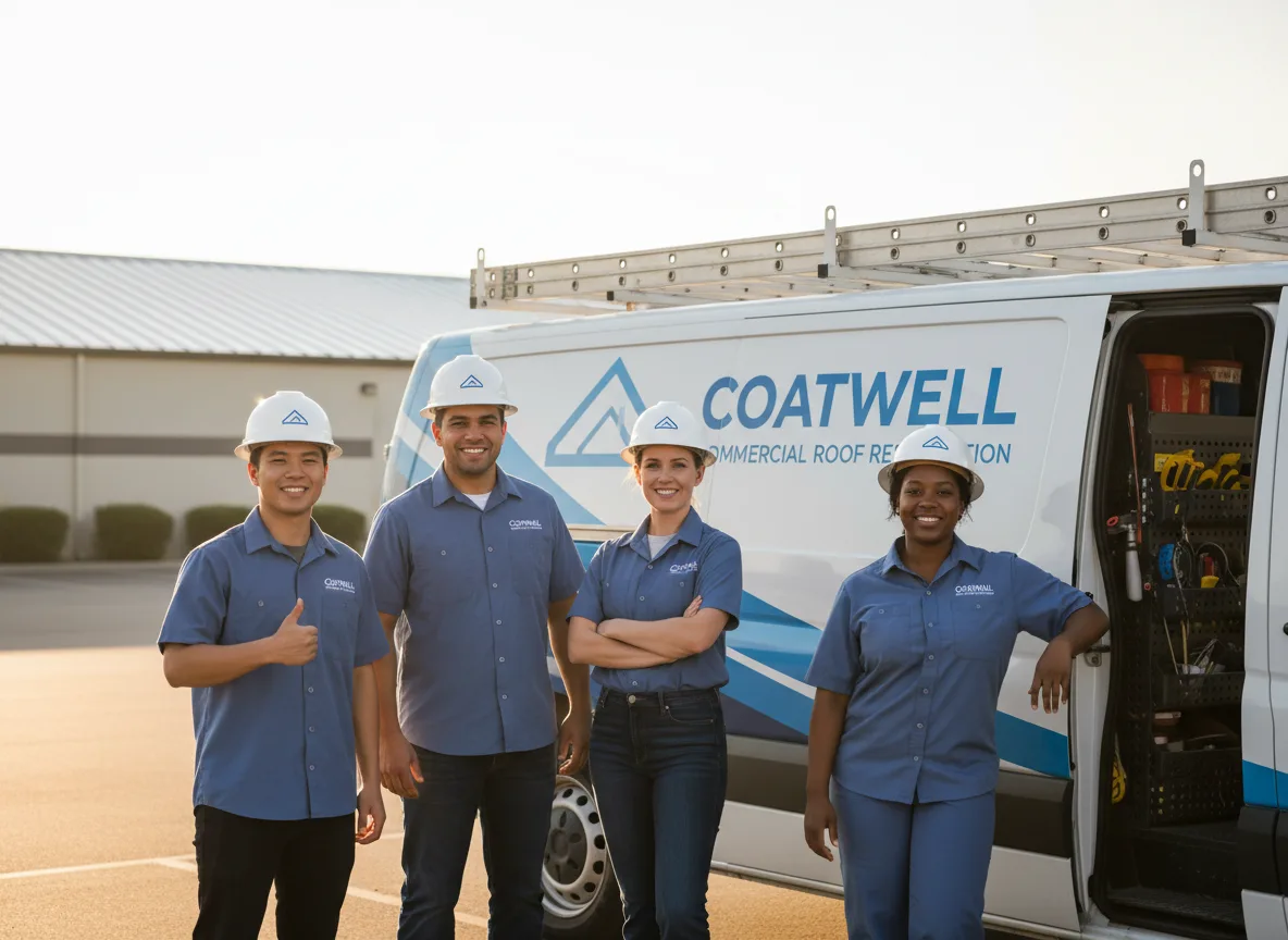 Commercial roof coating company in Nome, TX